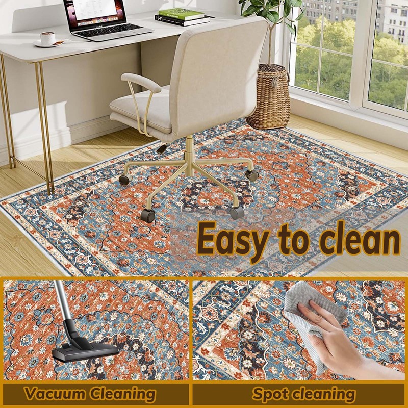 Office Chair Mat for Hardwood Floor, 48"x60" Desk Chair Rug