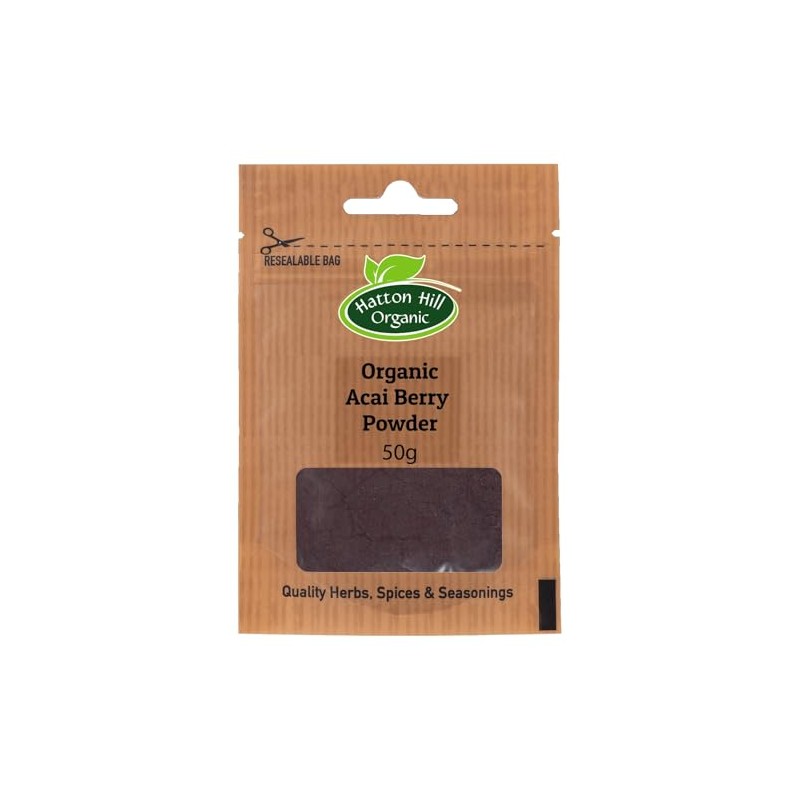 Organic Acai Berry Powder 50g by Hatton Hill Organic