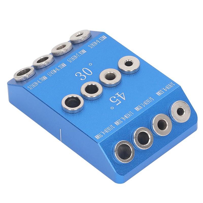 Drill Guide Jig 30 45 90 Degree Aluminum Alloy Angle