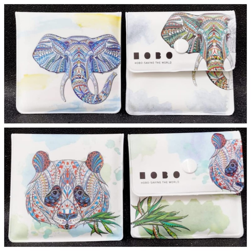 4Pcs Reusable Ash Pouch Fireproof Mini Ashtray Portable Environmental Ashtray