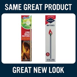 Diamond Long Reach Matches, Large Strike On Box Matches. (5)