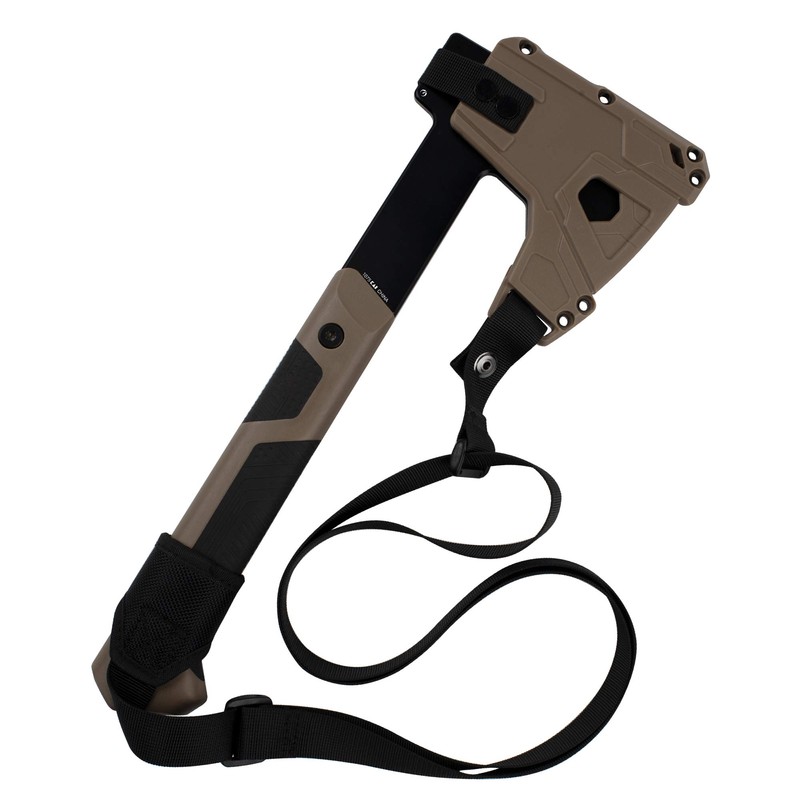 Kershaw Deschutes ”Bearded” Hatchet Camp Ax, Full Tang, Stainless Steel