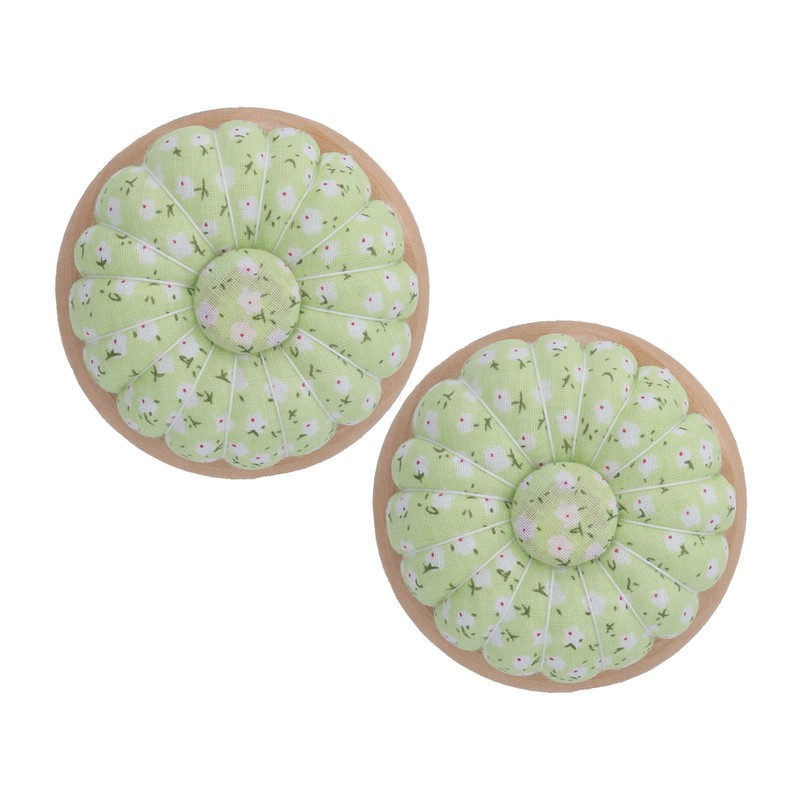 2PCS Sewing Pin Holder Magnetic Button Pumpkin Shape Sewing Needles