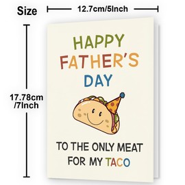 WowBefun Funny Fathers Day Card & Gifts from Wife | Father's Day | Father's Day Decorations | Happy Fathers Day Card & Gifts from Wife