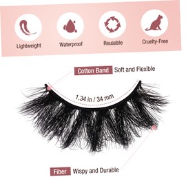 Healeved 7pairs Wispy Lashes Natural False Eyelashes Makeup Accessories for Women