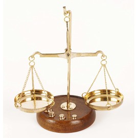 IBA Indianbeautifulart Apothecary Scale Vintage Collectible Brass Weight Scale Home Decor Antique Weight Balancing Scale Taraju