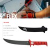 BUBBA 9 Inch Flex Fillet Knife with Non-Slip Grip Handle,
