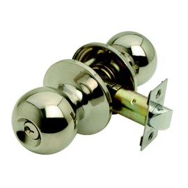 bala key lockable door knob set satin stainless steel - from e-hardware