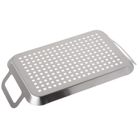 TableCraft Sartén de acero inoxidable de 13.5 pulgadas con asas, ideal para barbacoas y parrillas al aire última intervensión
