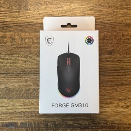 MSI FORGE GM310 Wired Optical Gaming Mouse, RGB LED, 20 Million Clicks