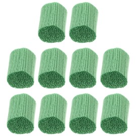Milisten 10 Rolls Arcylic Yarn Latch Hook Yarn Precut Yarn Set Rug Yarn Threads Bundles Tapestry Yarn for DIY Craft Sewing Knitting, Green