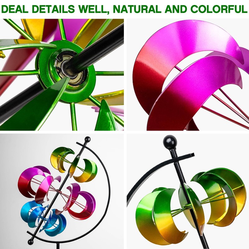 Wind Spinner for Garden and Yard - Large Metal Kinetic