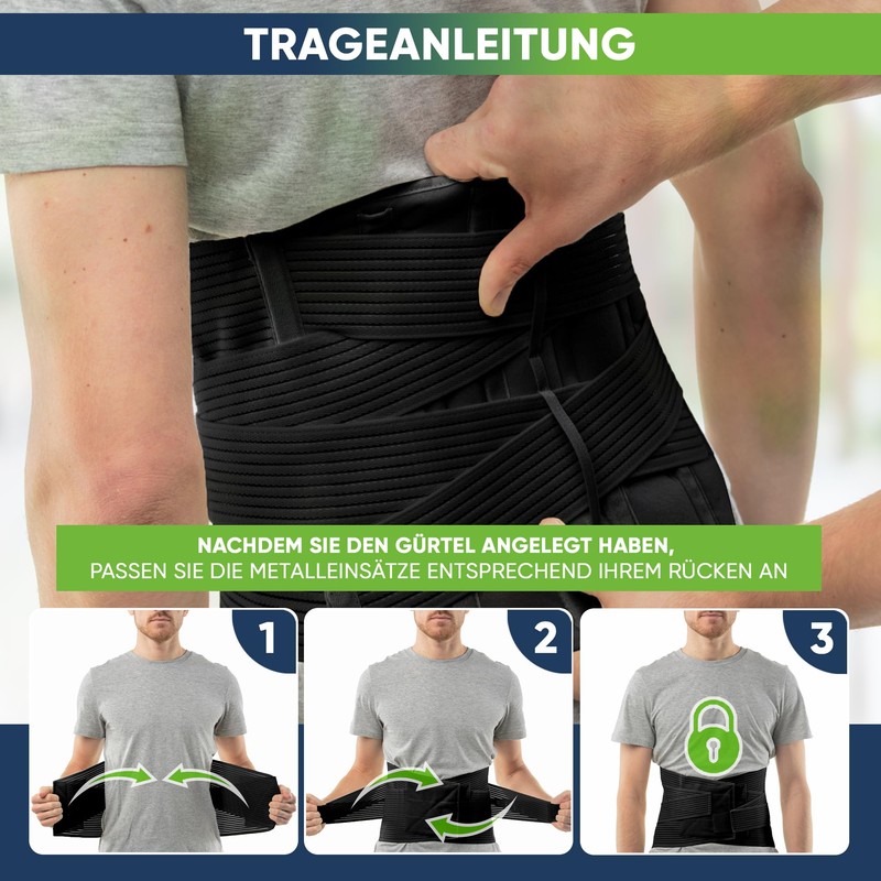 Back Support Belt & Back Brace for Men and Women