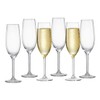 Flirt by R&B Champagne Flute VIO 210 ml, Clear (Pack