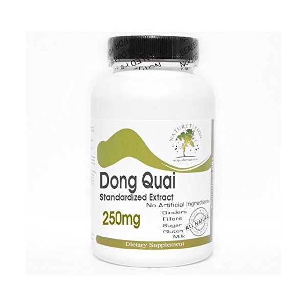 Dong Quai Standardized Extract 250mg // 200 Capsules // Pure // by PureControl Supplements