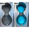 NON-SQUARE Car Cup Holder Coaster, 4 Pack PVC Anti Slip