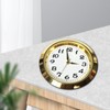 Colcolo Round Clock Insert Clock Face with Arabic Numerals Fit