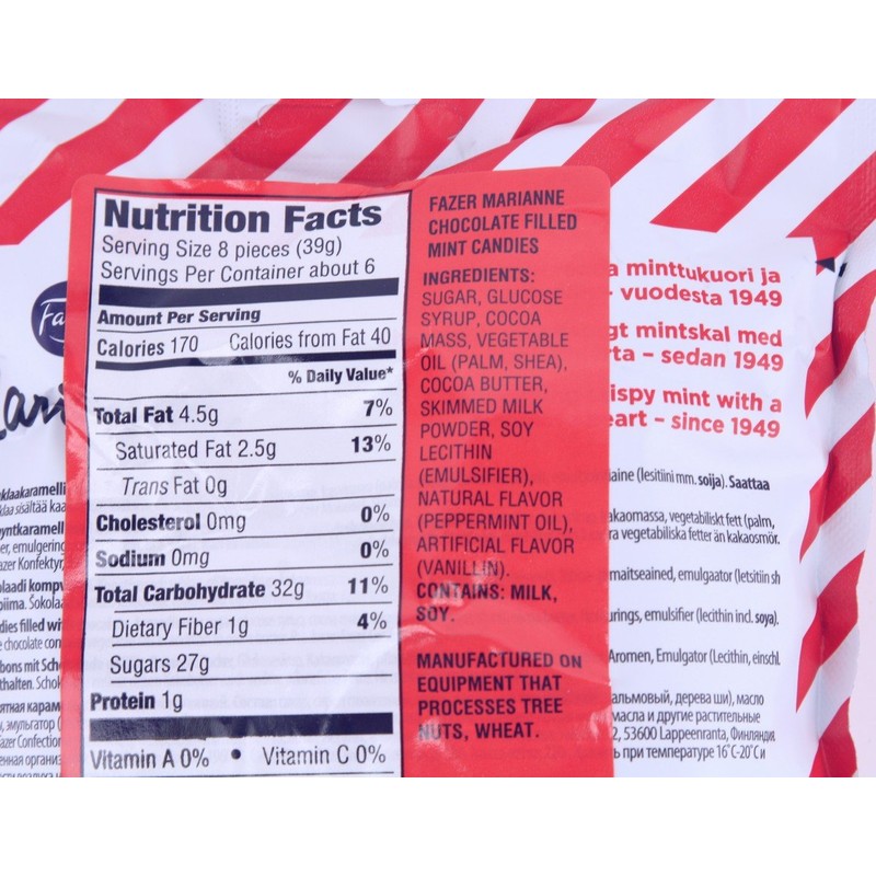 Fazer Marianne - Chocolate Filled Mint Candies (220g) - Pack