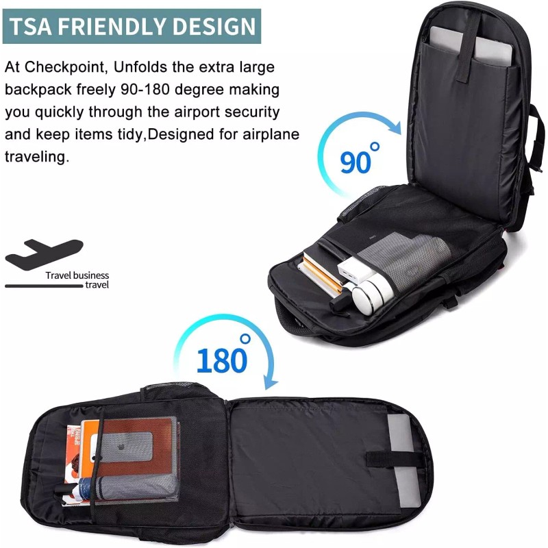 HILUSEN Extra Large Backpack for Men 50L, Insulated Cooler Lunch