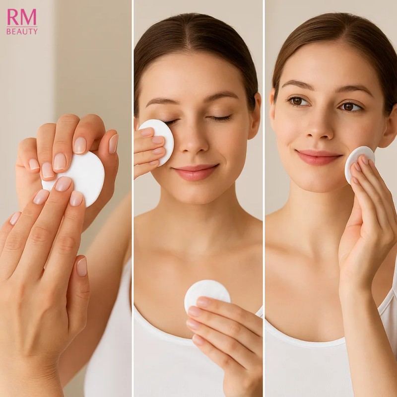 Set 240 Almohadillas Algodon Facial Desmaquillante Pads