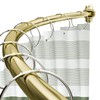 Chrsouly Curved Shower Rod, Adjustable 40-72 Inches Extra Wide Shower