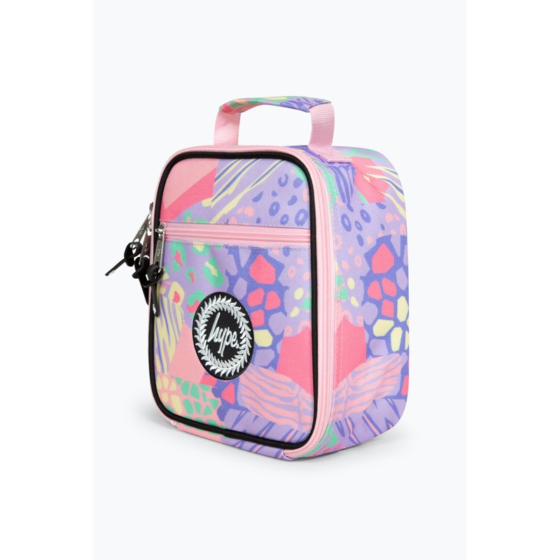 hype Bags Pastel Prints Polyester Unisex Lunch Box in Multi-Coloured