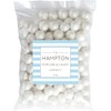 White Shimmer Gumballs 1 Inch Gumballs, 2 Pound Bulk Bag