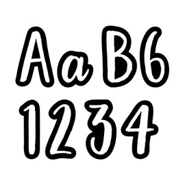 CTP Classroom Café Punch-Out Letters for Classroom – Essential Homeschool Supplies – Top Back to School Supplies (1842)