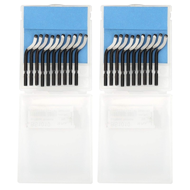 Deburring Tool Replacement Blades,Bs1010 Deburring Blades,Deburring Blades,Knives,20Pcs Trimming Knife Blade