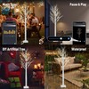 6 FT 120 LED Smart Birch Tree with LED Lights