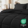 SunStyle Home Black Queen Comforter Set - 7 Pieces Bed