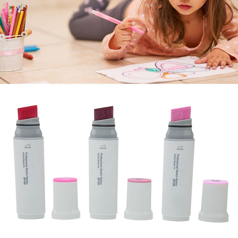 3pcs Jumbo Markers Professional DIY Large Wide Head Quick Drying