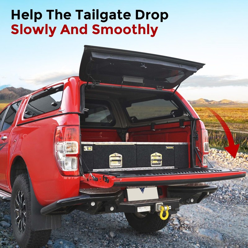 Vepagoo Tailgate Assist Shock Struts fit for 2011-2017 FORD PX