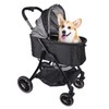 JXMIYACOO Cat Stroller for 2 to 3 Cats, 3-in-1 Multifunctional