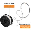 3Pcs Replacement Line Spool for Black + Decker Models, AF-100