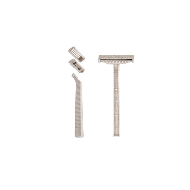 Eco Friendly Disposable Razors with Biodegradable Handles WARRIOR TATTOO Organic