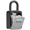 Puroma Key Lock Box, 4-Digit Combination Key Storage Lockbox, Portable
