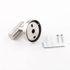 Towel Holders for Bathrooms Wall Mounted - 3 Set Silver