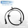 X AUTOHAUX ABS Wheel Speed Sensor for Ram 1500 2013-2018