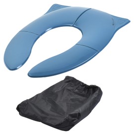 Folding Travel Potty Seat for Girls and Boys, Fits Round & Oval Toilets, On The go or at Home, Includes Free Travel Bag