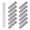 12 Set Stainless Steel Standoff Screws 19x80mm Advertising Screws Mounting