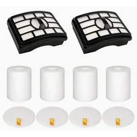 2 + 4 Pack Vacuum Filters Replacement Compatible for Shark Rotator Pro Lift-Away NV500, NV501, NV502, NV503, NV505, NV510, NV520, NV552, UV560, NV642, ZU780, ZU782, ZU785, Part Xff500 Xhf500