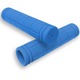 VIAUMBR Bicycle Grips Handlebar Grips Ergonomic Soft Rubber Non-Slip Road Bike Scooter MTB BMX Mountain Bike Trekking Bike eBike 120 mm Blue