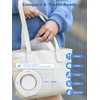 KUNPHY Ultrasonic Retainer Cleaner Machine, 48kHz Dental Cleaning Pod for