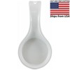 Calopso basics by Reston Lloyd CALYPSO BASICS BY RESTON LLOYD Spoon Rest - White - Dishwasher Safe