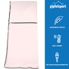 gipfelsport Microfibre sleeping bag, white.