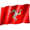 Isle of Man Flag with Eyelets 150 x 90 cm
