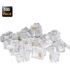 100pcs Modular Plug Modular Cable RJ11 Plug Connector RJ11 Modular
