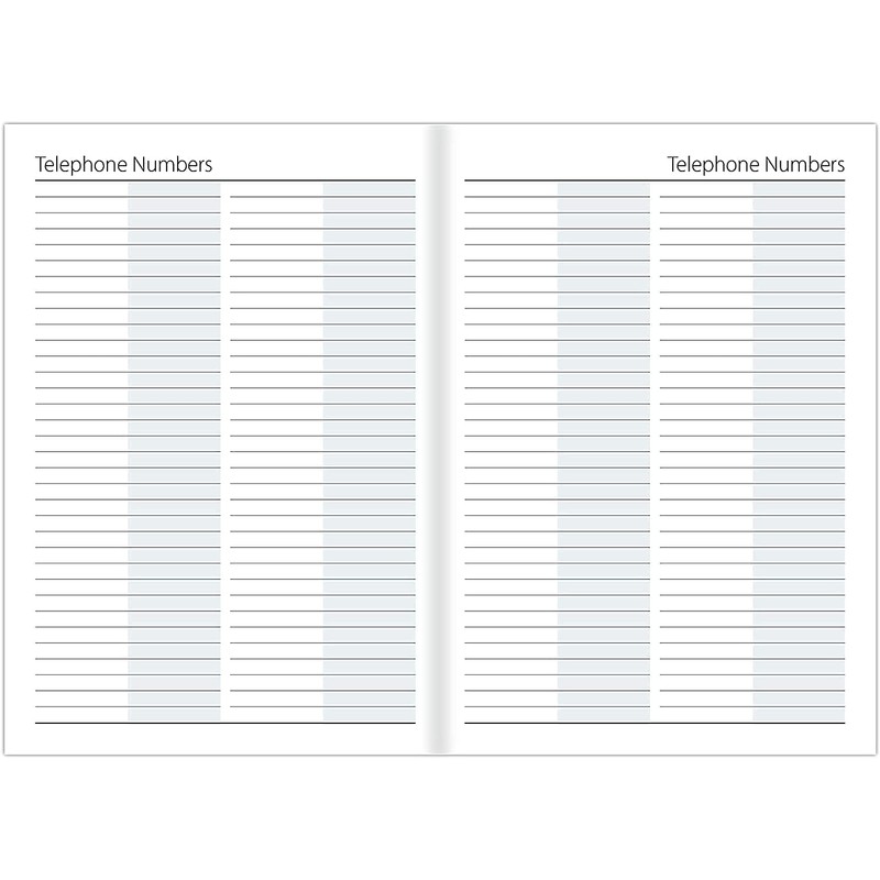 Sixstore 2025 Week to View A7 Mini Pocket Diary Soft