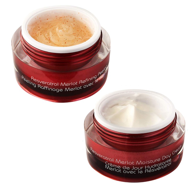 Vine Vera Merlot Day Cream and Peeling Gel Set -